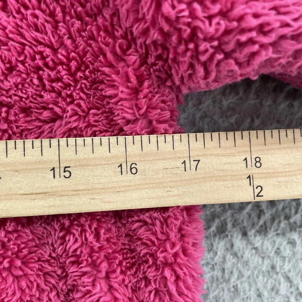 Eddie Bauer Kids Fleece Jacket Med‎ Pink Blue Colorblock Outdoor Camp Cabin Fall